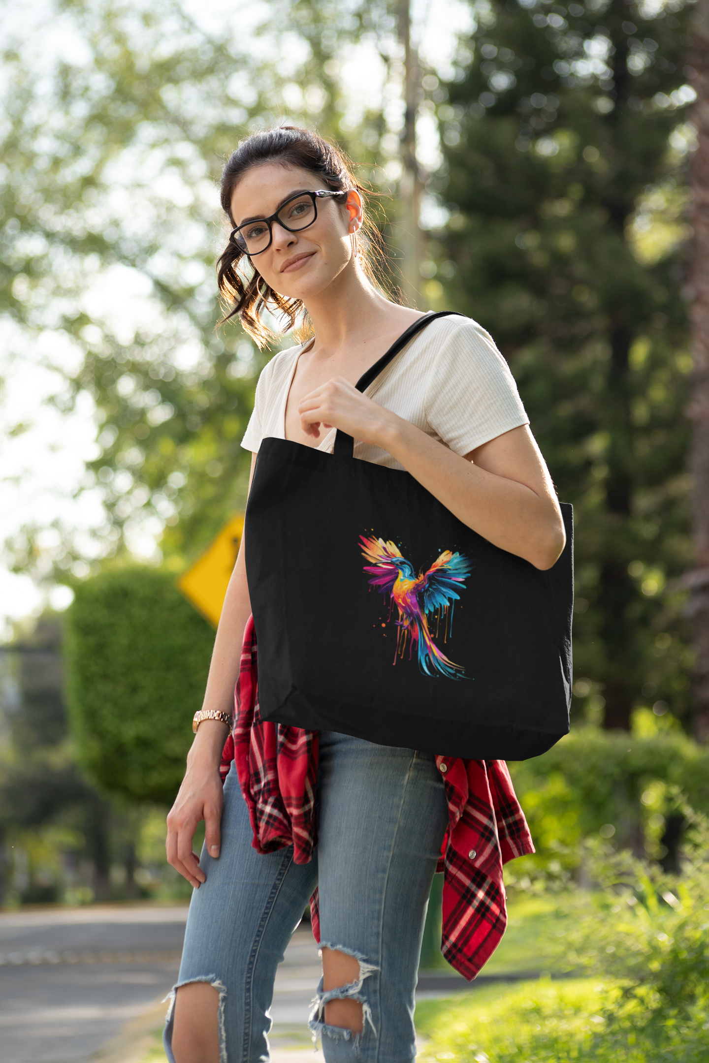 Tote Bag : Dripping Bird