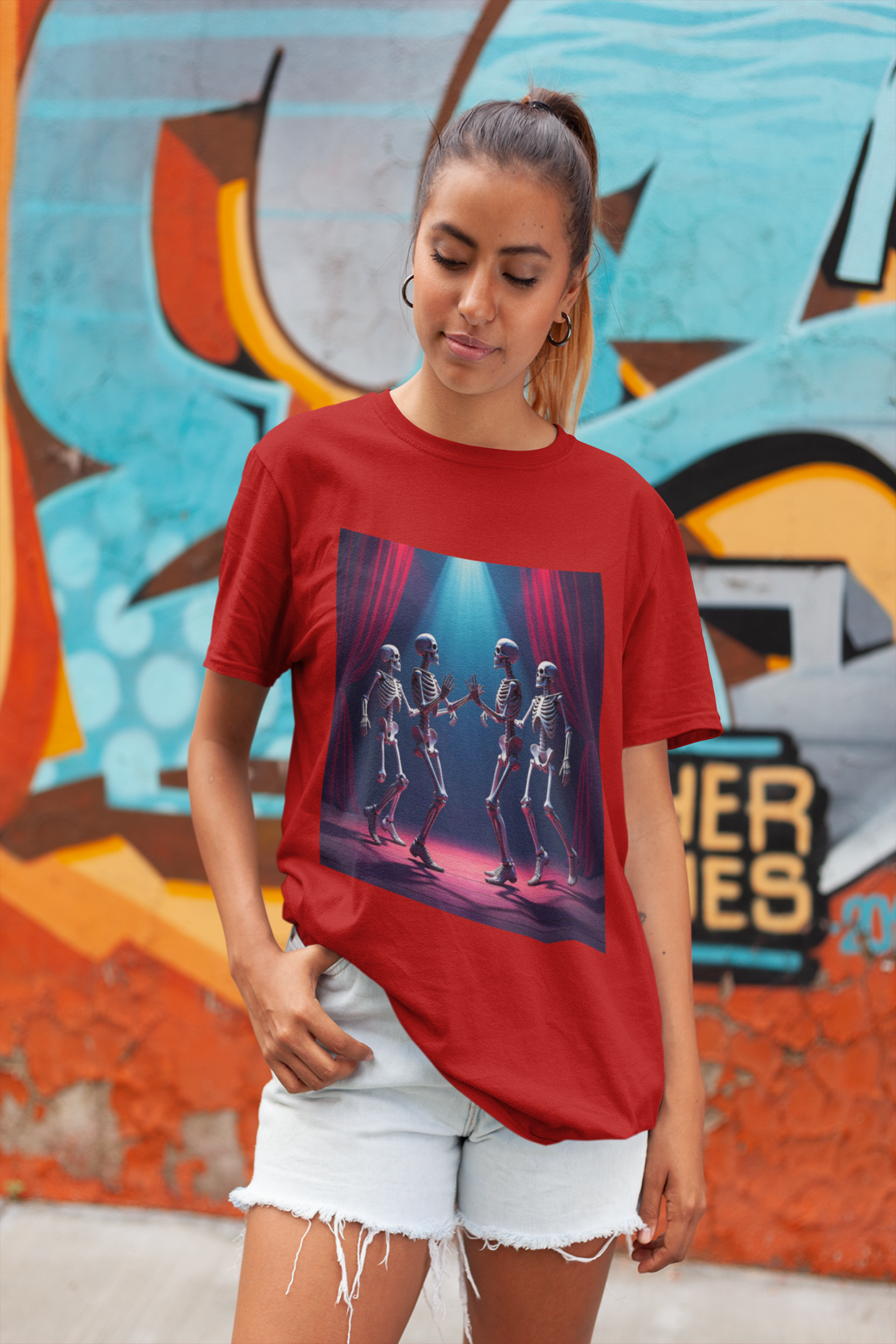Women : Halloween Dancing Skeletons