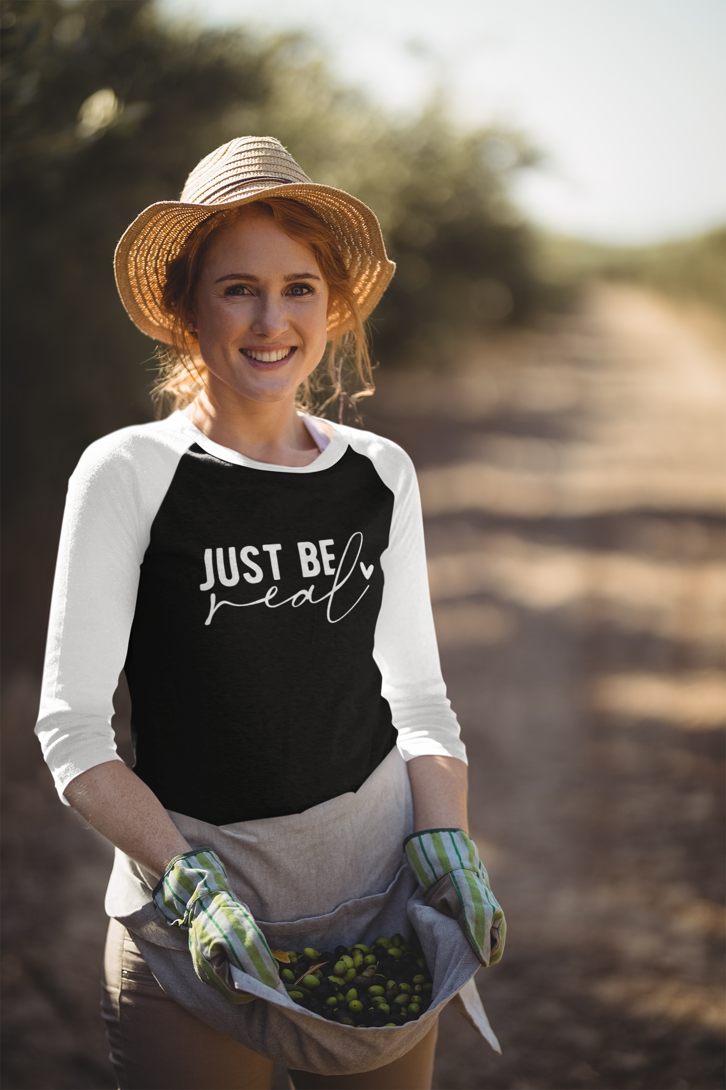 Raglan Tshirt : Just Be Real