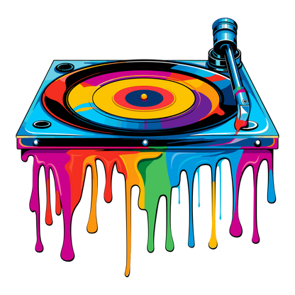 Dripping DJ Turntable