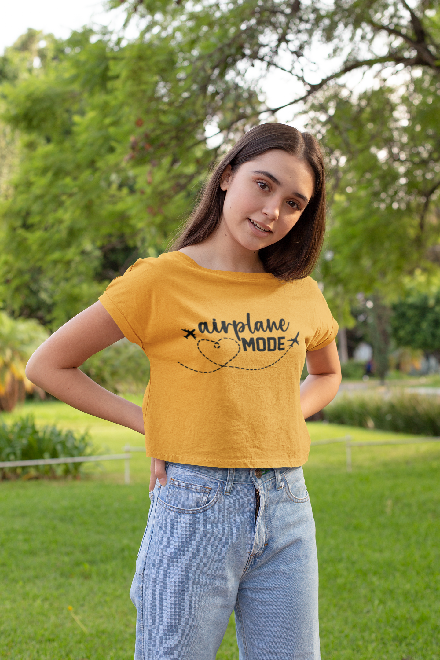 Crop Top : Airplane Mode