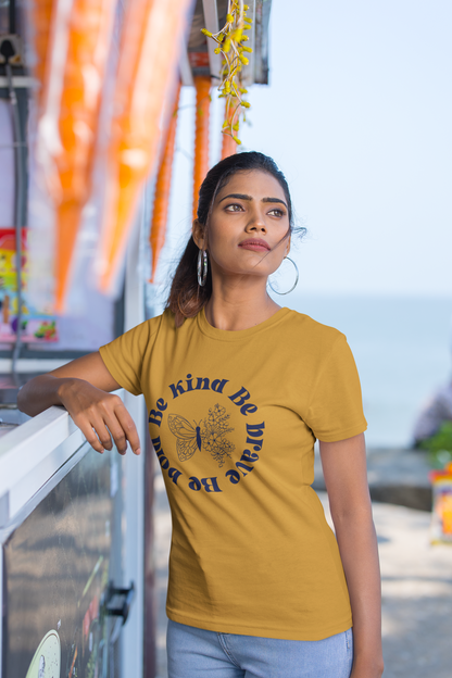 Women: Be Kind Brave Bold Indigo