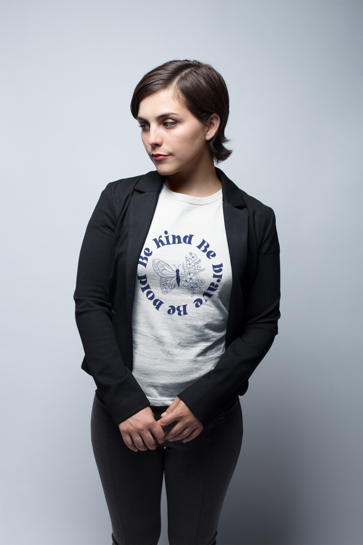 Be Kind Brave Bold Indigo