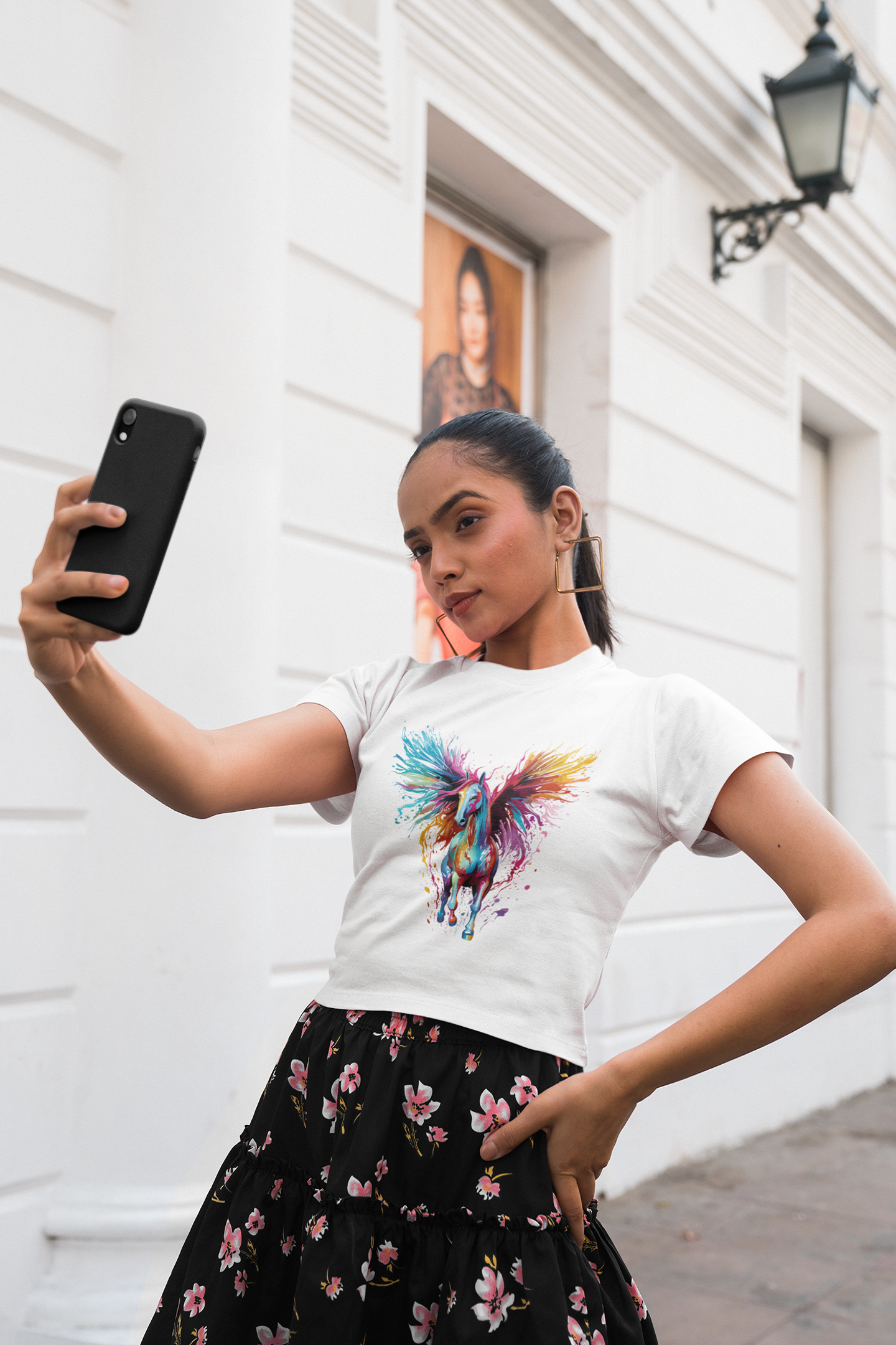 Crop Top : Dripping Pegasus