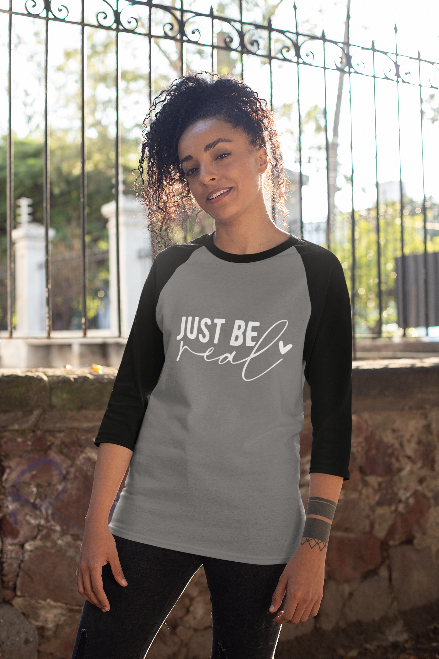Raglan Tshirt : Just Be Real