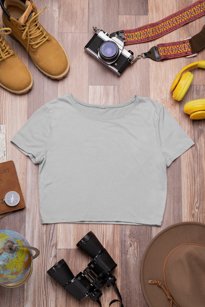 Crop Top : Plain