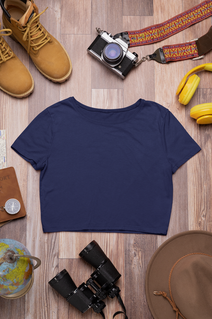 Crop Top : Plain