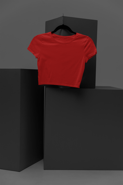 Crop Top : Plain