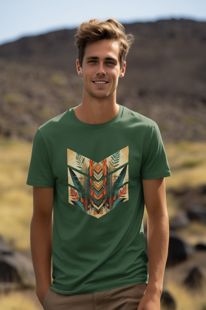 Men: Striped Tropical Accent