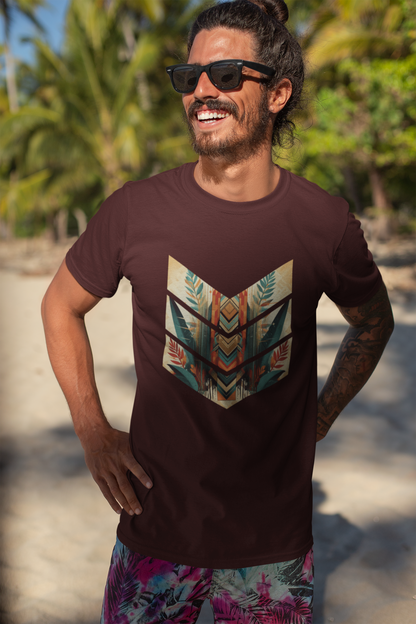 Men: Striped Tropical Accent