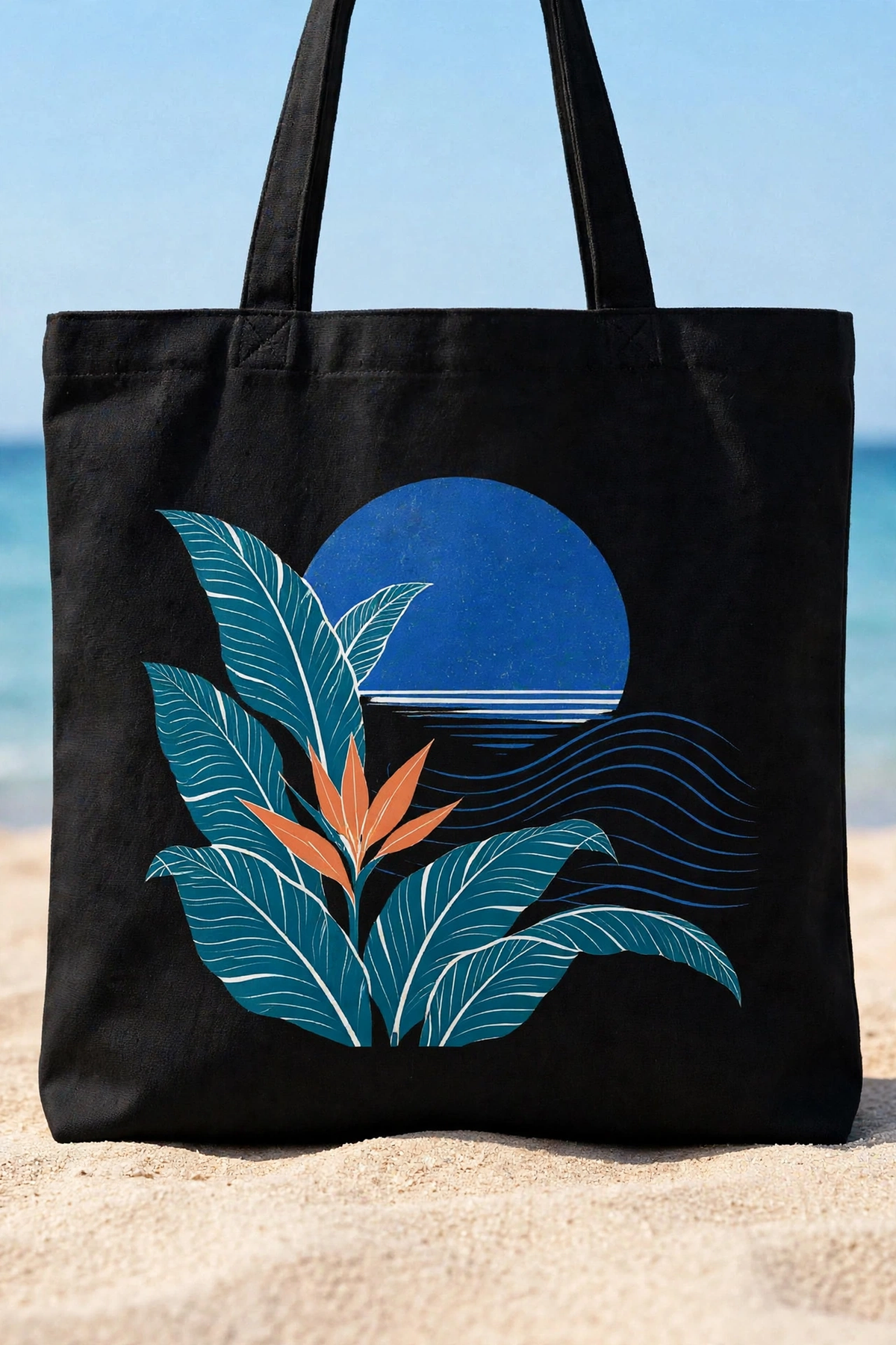 Tote Bag: Neon Lagoon