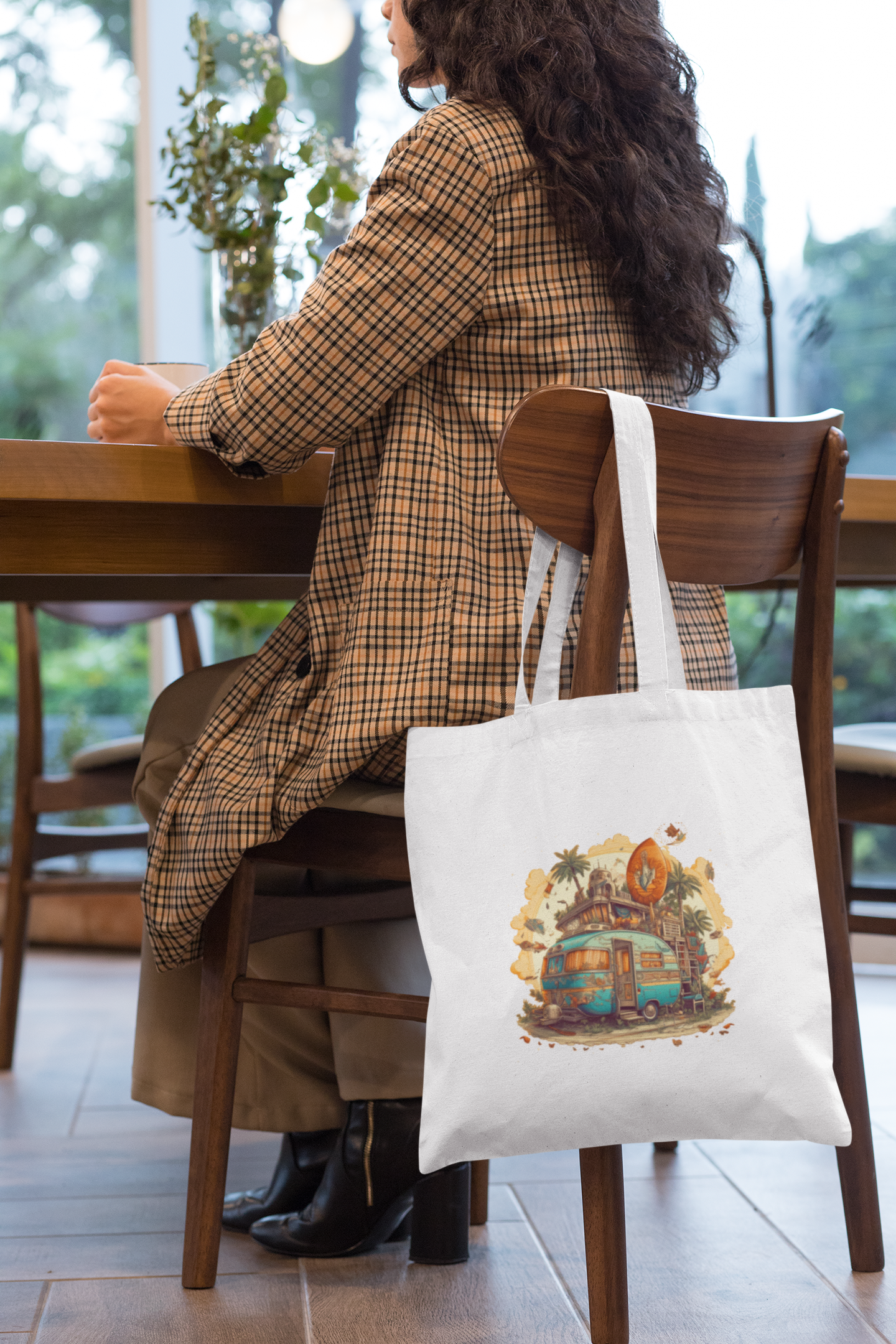 Tote Bag : Vintage Caravan