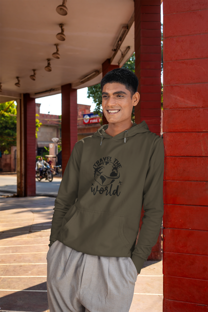 Unisex Hoodie : Travel The World