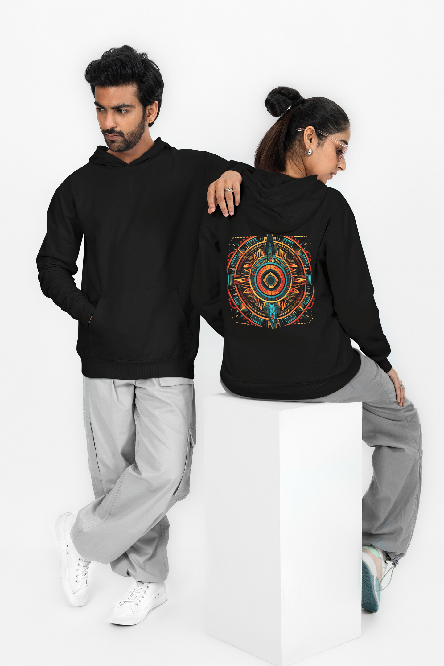 Unisex Hoodie : Tribal Pattern