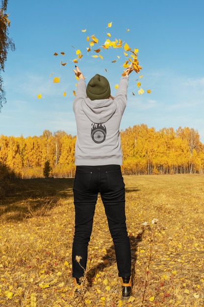 Unisex Hoodie : Wheel On Fire