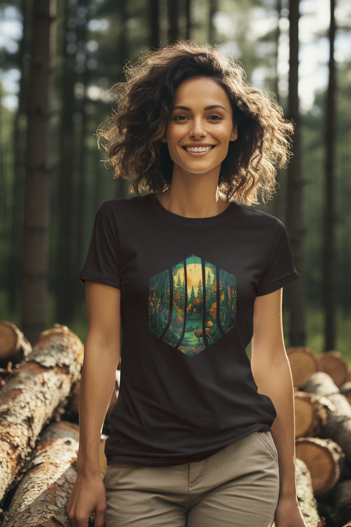 Women : Striped Forest Deer