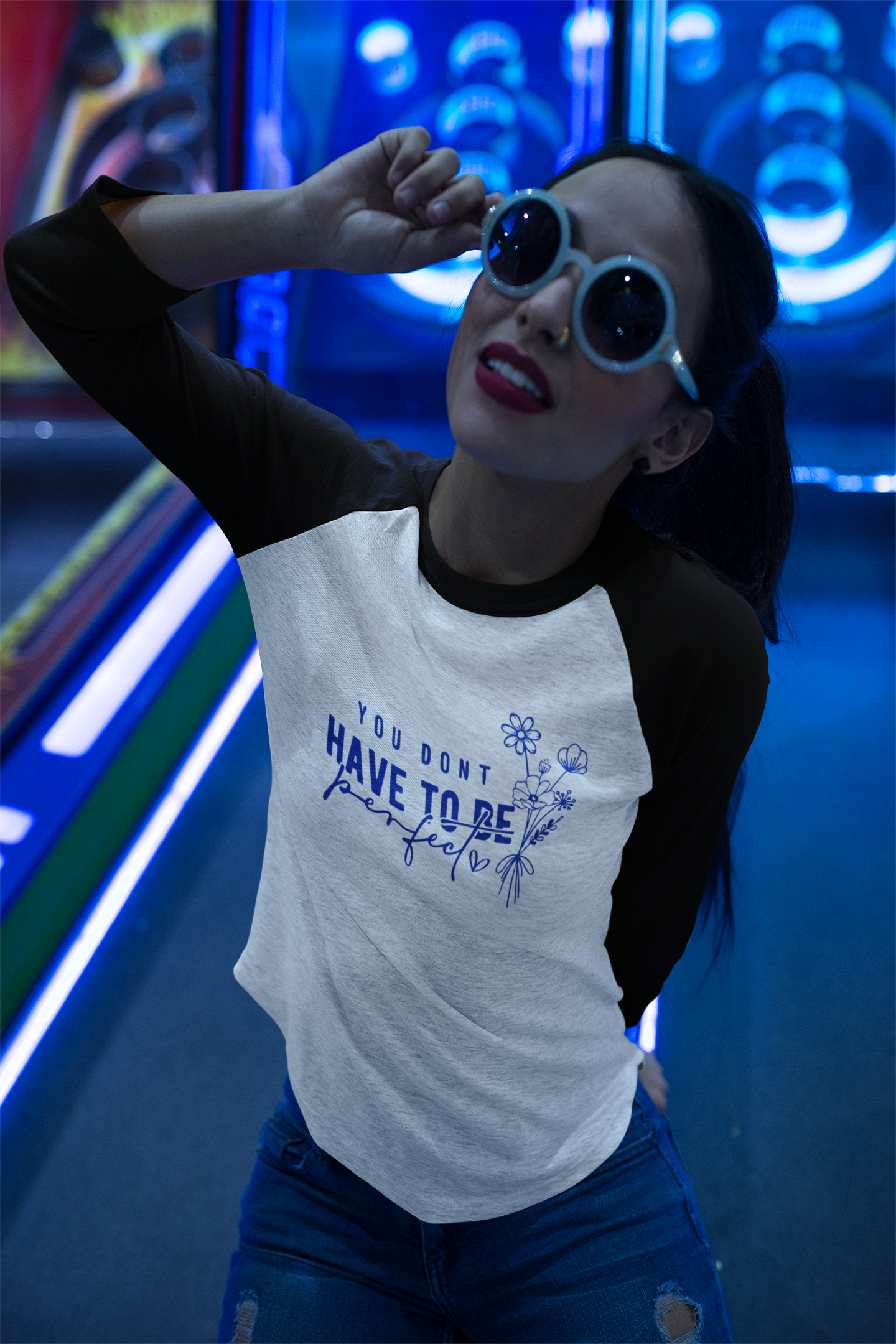 Raglan Tshirt : You Don't Have To Be Perfect